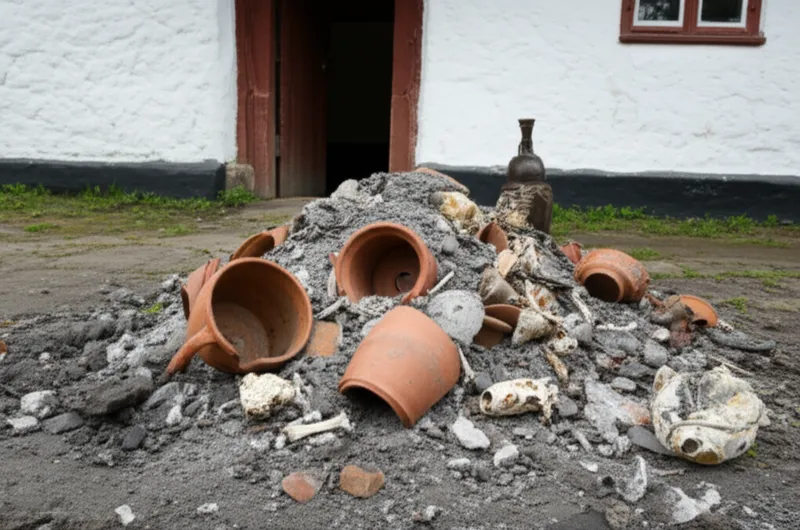 Визуальная иллюстрация midden: Куча мусора, отбросы - Изображение 1