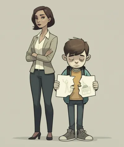 Illustration displeased - Image 1