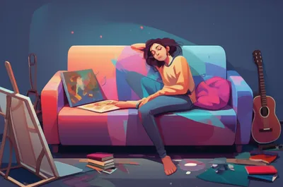 Illustration lethargic - Image 1