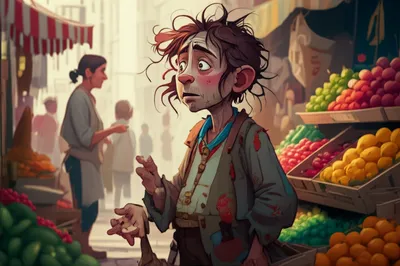 Illustration schnorrer - Image 1