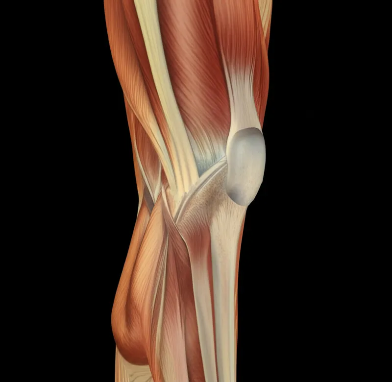 Illustration visuelle du mot « knee » - Genou