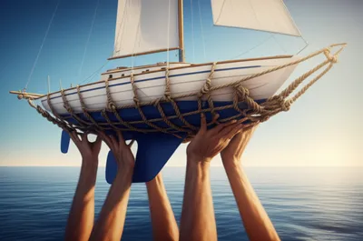 Illustration cradling - Image 1