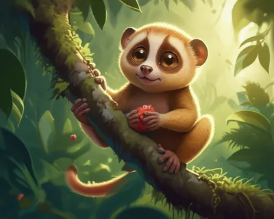 Illustration kinkajou