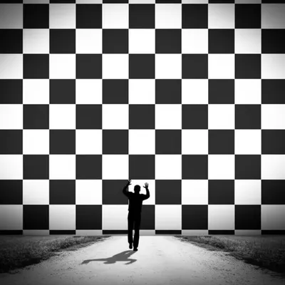 Illustration chequers - Image 1