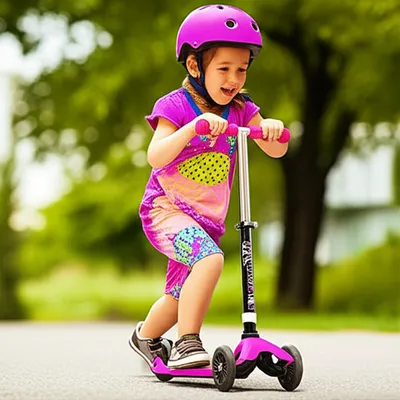 Illustration scooter