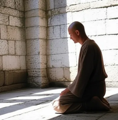 Illustration monk - Image 1