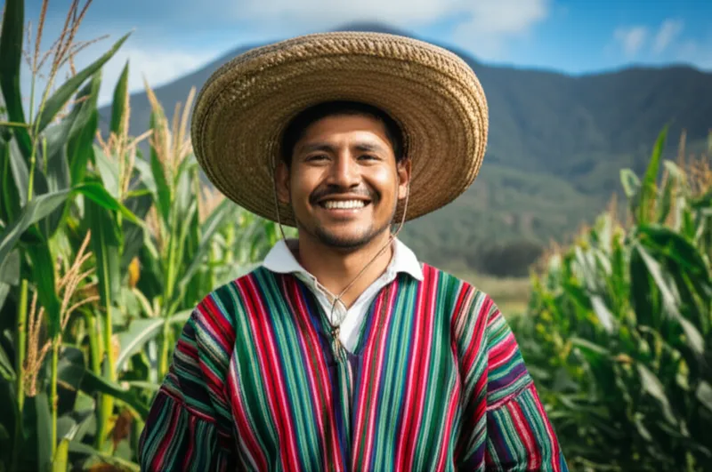 Ilustración visual de la palabra "campesinos" - Trabajador agrícola, campesino