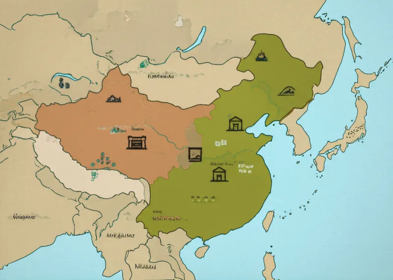 Visual illustration of dao: Various administrative divisions of imperial and early Republican China, including: - Image 1