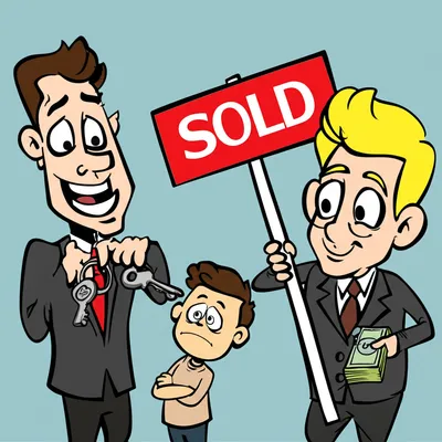 Illustration gazumping - Image 1