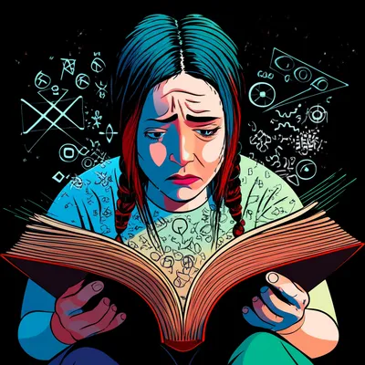 Illustration illiterate - Image 1