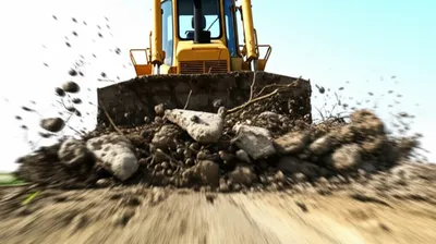 Illustration bulldozed - Image 1