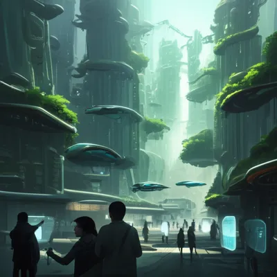 Illustration futuristic