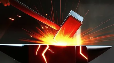 Illustration hammered - Image 1