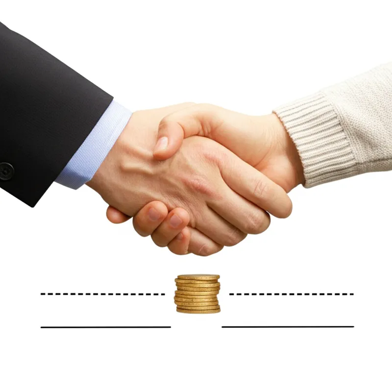 Ilustración visual de la palabra "counterparty" - Contraparte