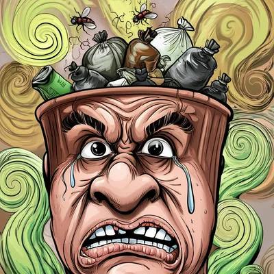 Illustration stinking