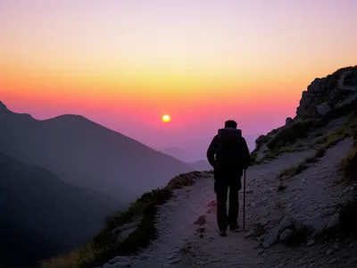 Illustration trekking