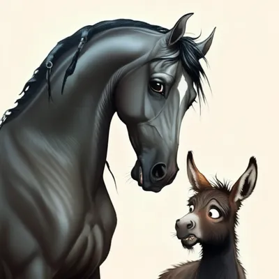Illustration neighing - Image 1