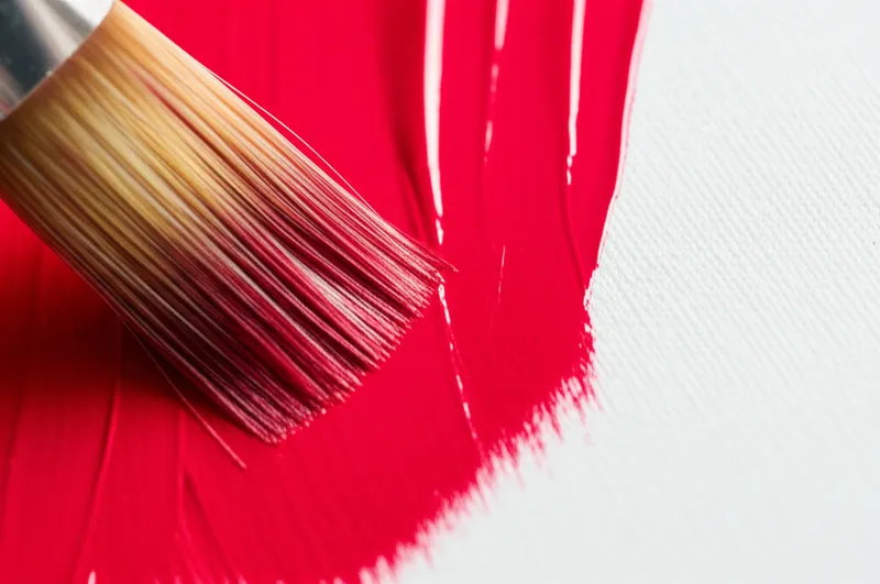 Ilustración visual de la palabra "painted" - Pintar