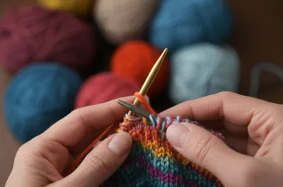 Illustration knitted