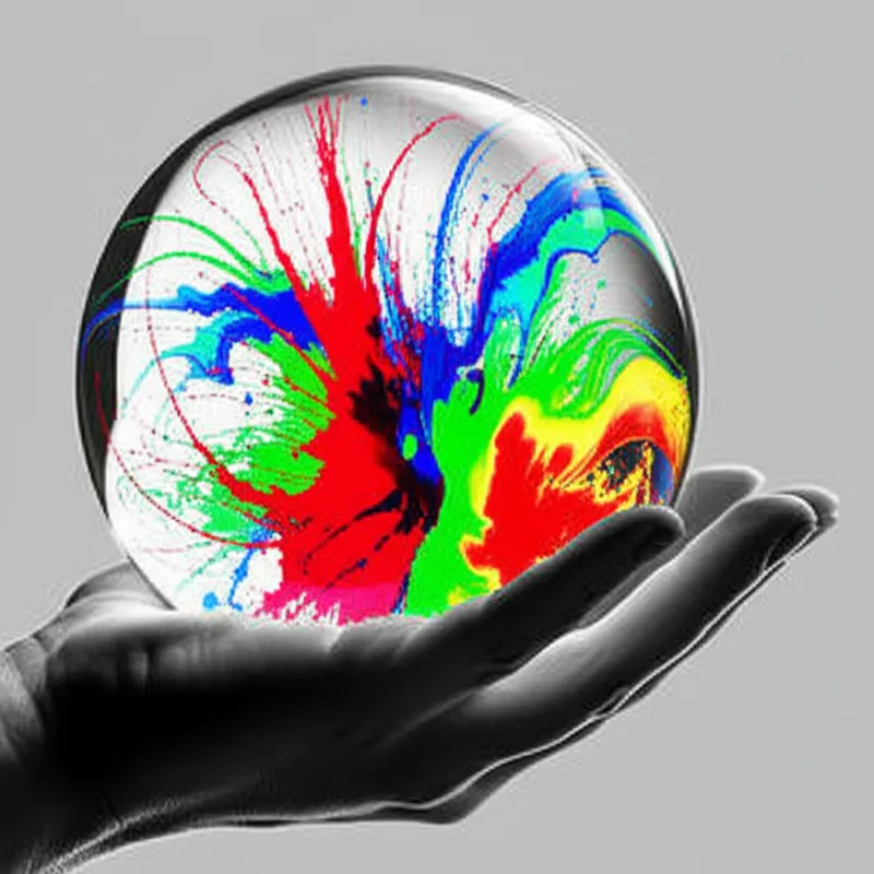 Illustration visuelle du mot « coloured » - Colorier, teinter