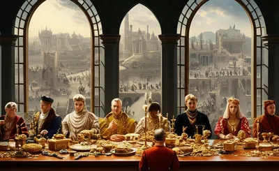 Illustration oligarchy