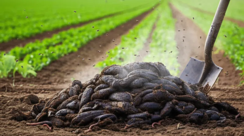 Визуальная иллюстрация слова «dungheap» - Навозная куча