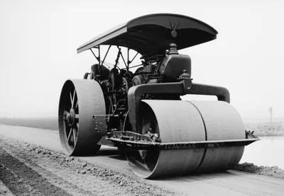 Illustration steamroller - Image 1