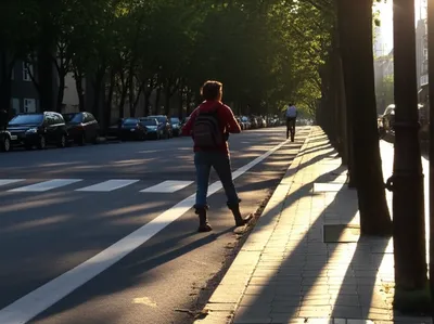 Illustration pedestrian