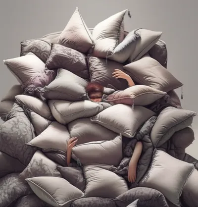 Illustration overstuffed - Image 1