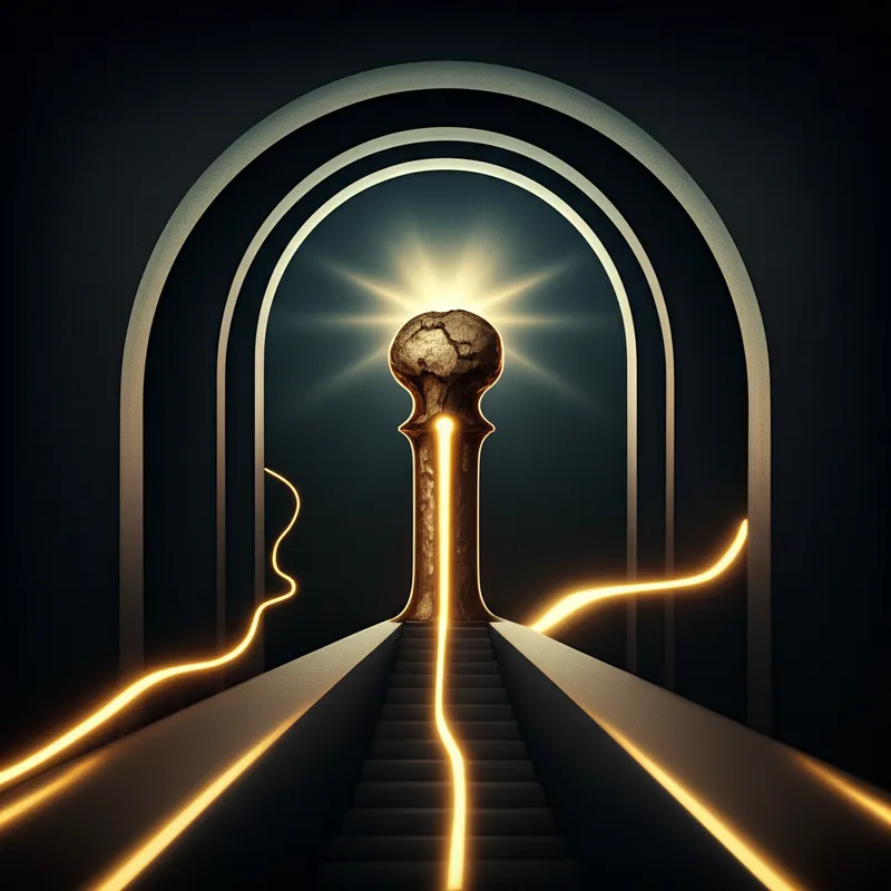 Illustration visuelle du mot « crucial » - Crucial, essentiel