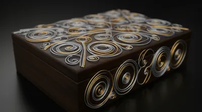 Illustration filigreed