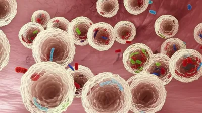 Illustration neutrophil