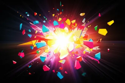 Illustration explosively