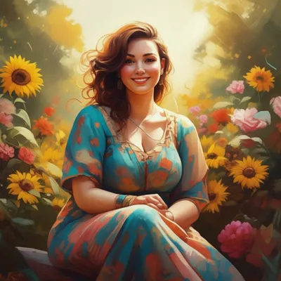 Illustration buxom - Image 1