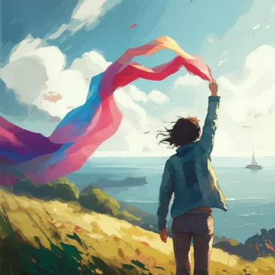 Illustration wafted - Image 1