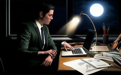 Illustration moonlighted