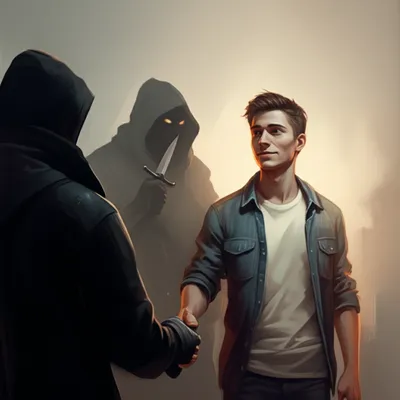 Illustration backstabbing - Image 1