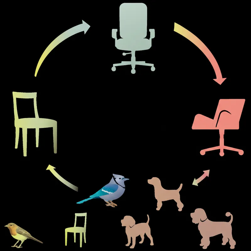 Ilustración visual de la palabra "generalizations" - Generalizaciones