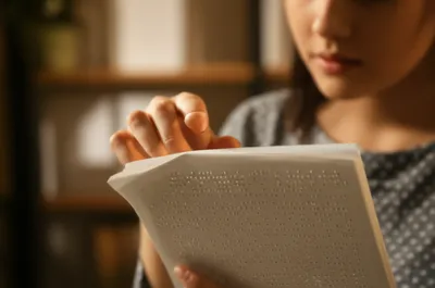 Illustration brailled