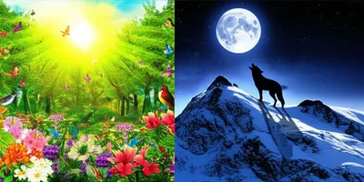 Illustration opposites