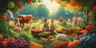 Illustration veganism - Image 1