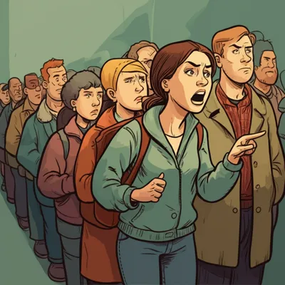 Illustration troublemaker - Image 1