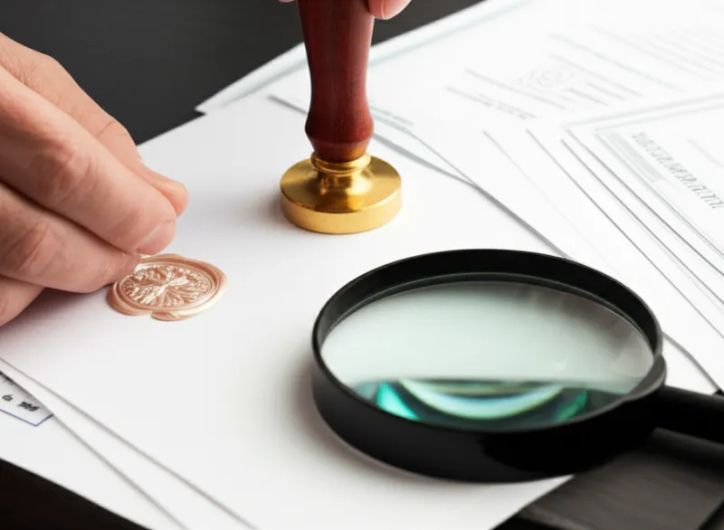 Illustration visuelle du mot « attestation » - Attestation, confirmation, preuve