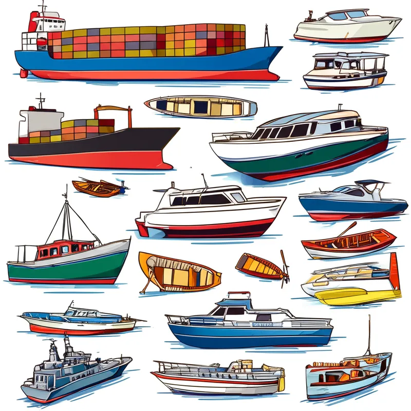 Visuelle Darstellung für das Wort „boat" - Boot, Schiff