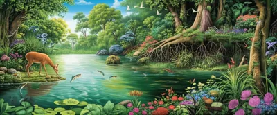 Illustration riverine - Image 1