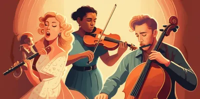 Illustration quintet - Image 1