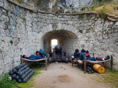 Illustration casemates