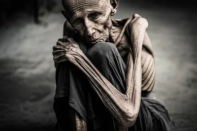 Illustration malnourished - Image 1