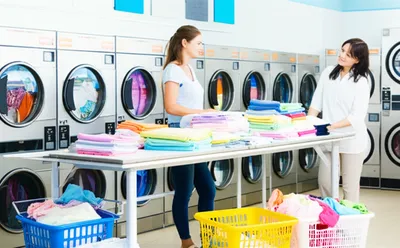 Illustration laundromat