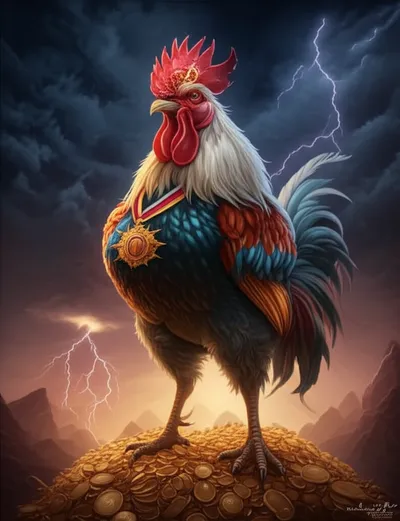 Illustration roosters - Image 1